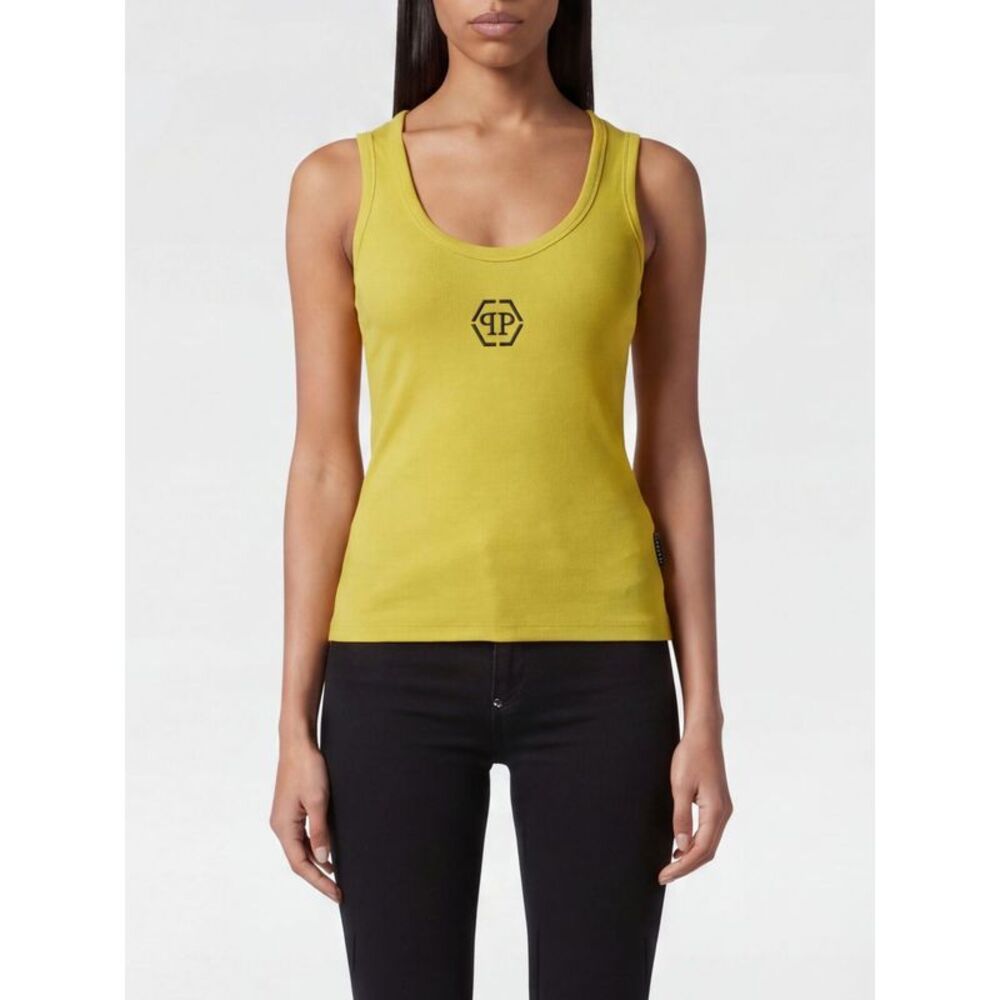 Philipp Plein Top Woman Yellow